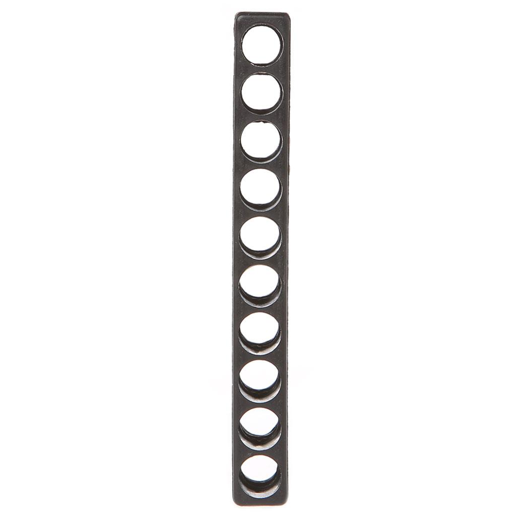 12 Holes Hex Bit Organiser Plastic Screwdriver Bit Holder Drill for Head Storage Case Box Block for 6.35mm Hex Shank