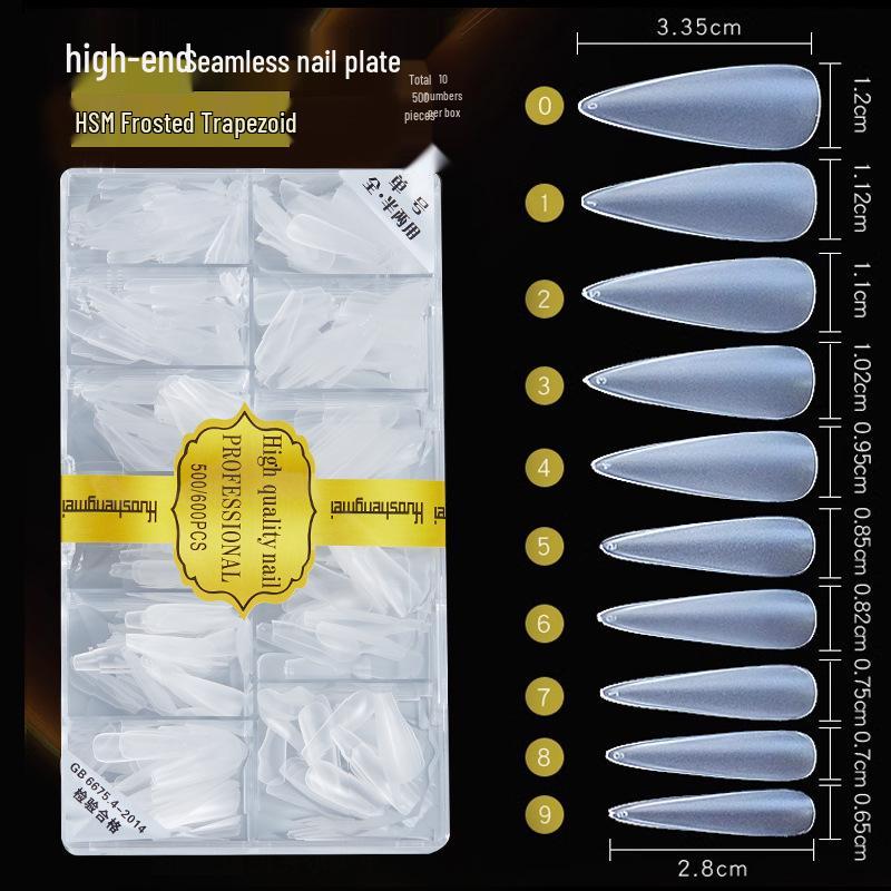 HSM Ultra-Thin Seamless Frosted Teardrop Refill (500 Pieces)