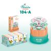 Children'S Educational Small Particle Mosaic Building Block Flower 104 Series 32 Potted Plant Simulation Rose Succulent Building Block Toy