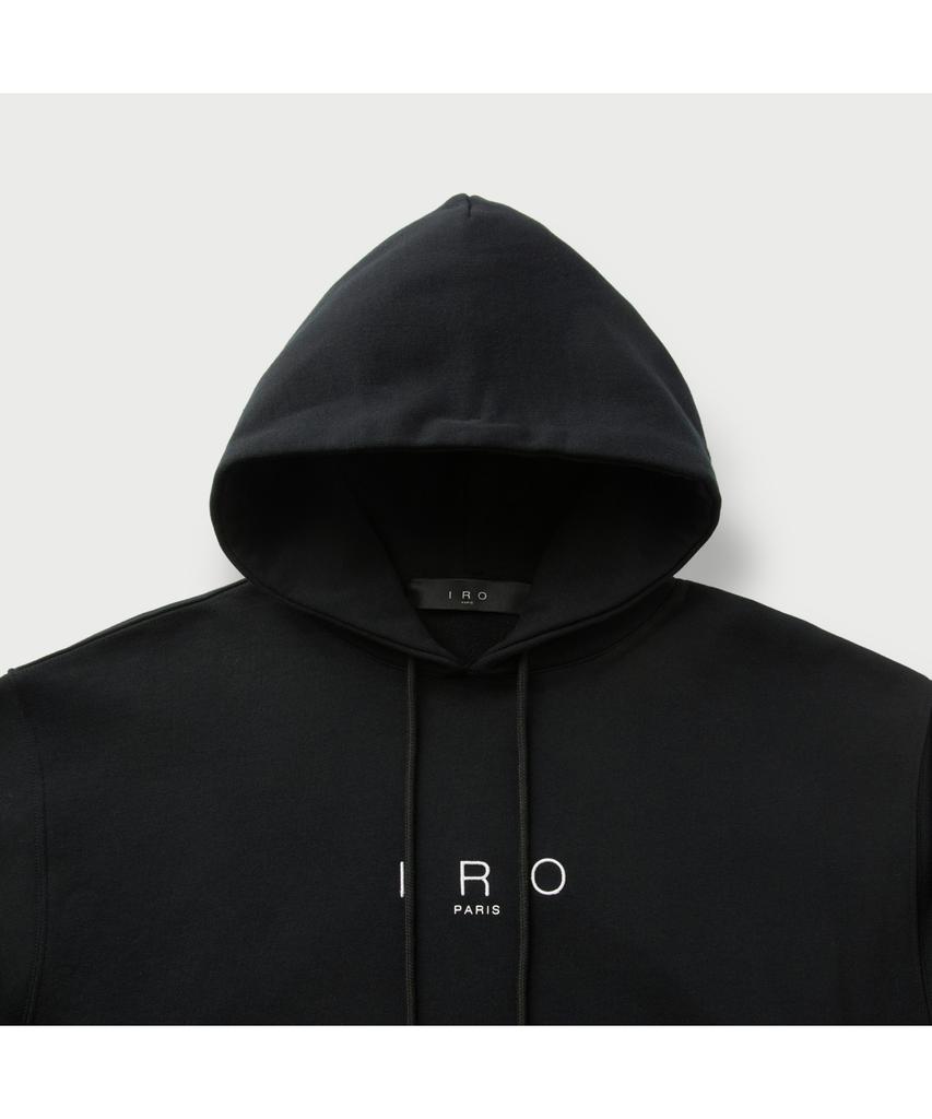 IRO Vessels Basic Logo Embroidered Sweat Hoodie Iqtsx26751Bkx