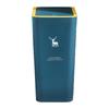 High-Capacity Press-Open Trash Can with Lid for Kitchen & Living Room - Stylish & Popular
