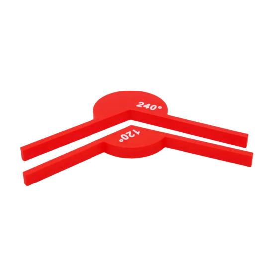 2/5Pcs Geometric Ornaments Teaching Auxiliary Props 30-45-60-180 Degrees Improve Skills Science Education Cognition Teaching Model