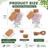 60ml Heart Shaped Candy Glass Jars Wedding Favor Jars Wish Drifting Bottle for Candy Spices Christmas Valentine's Day