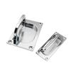 Multipurpose Spring Loaded Concealed Handle Silver Finish Convenient for Home Lift Door and Toolboxes Daily Use