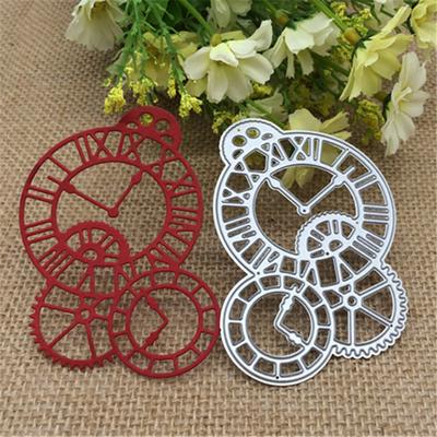 Uhr Zeitachse Metall Stanzformen Schablone Scrapbooking Fotoalbum Karte Papier Prägung Handwerk DIY