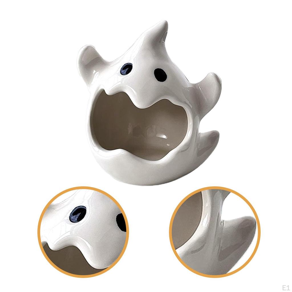 Figurine Candy Dish Halloween Decoration Creative Tea Light Candle Holder Decorative Statue for Desk