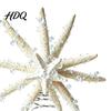 Coastal Holiday Tree Decorations Beach Starfish Christmas Topper 6 Inch Nautical Treetop Topper Ornament Ocean Style Decoration for Xmas Party Home