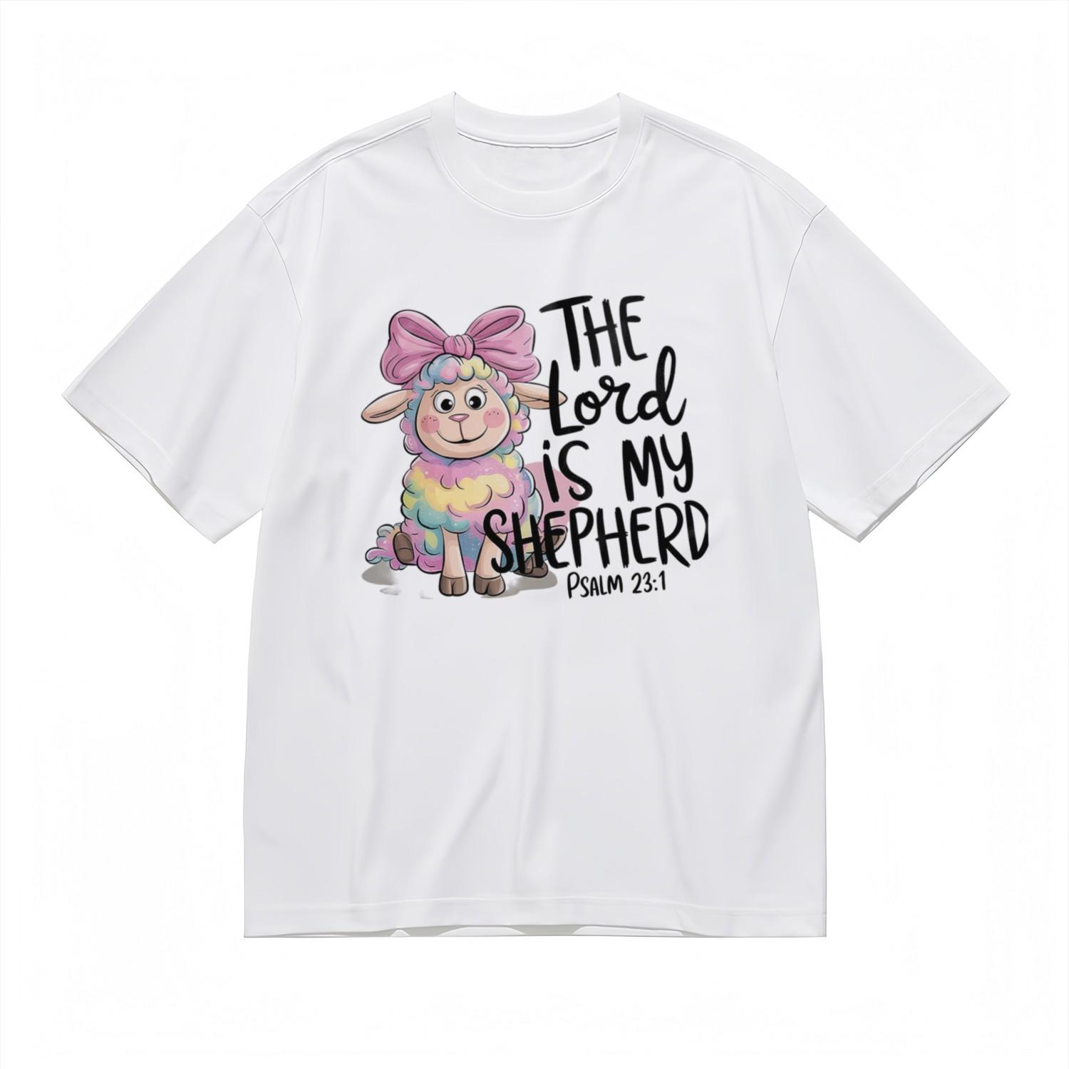 Men s Fashion Soft Breathable Classic T-Shirt Mens Womens Tees Top Religious Lamb Graphic Tee 4XL