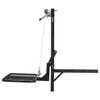 Hitch Deer Hoist with Lifting System Platform, 300 lbs Load Capacity, Game Hoist Winch Lift with 2-inch Receiver, 360-Degree Swivel Shaft & Foldable,