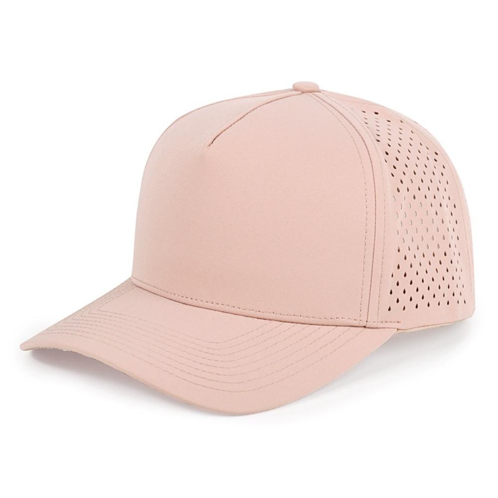 

Creative Gift Quick Drying Baseball Cap Lightweight Breathable Sports Hat Water-Resistant Polyester Visor Cap розовый
