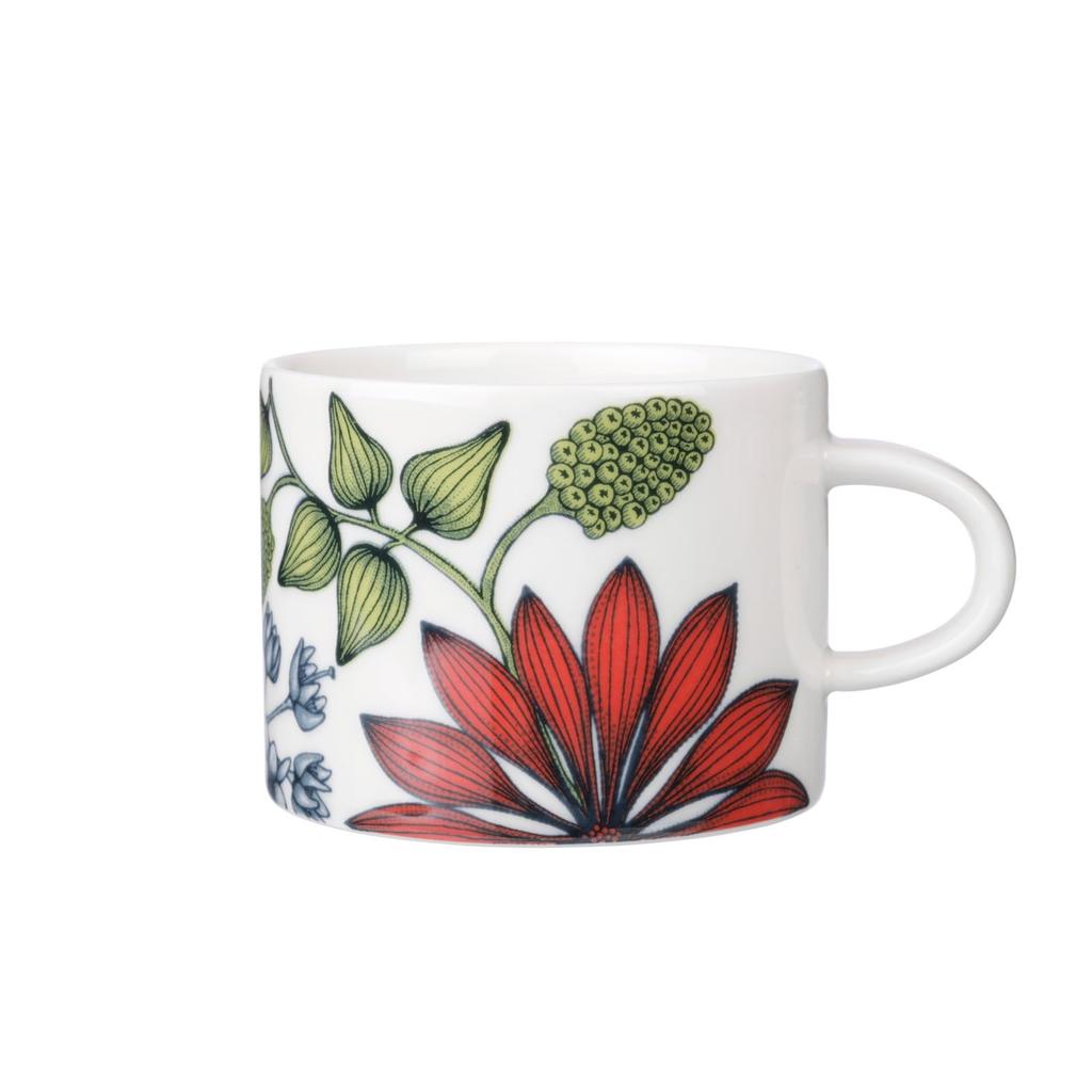 Arabia Luno Tasse Sommer [Offiziell Importiert] & Untertasse, Ray, 0,28L