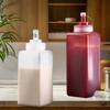 600/800/1000ML Squeeze Sauce Bottles Condiment Dispenser Large Mouth Dustproof Kitchen Seasoning Bottle Outdoor Tableware