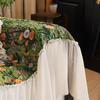 Pastoral Style Cotton And Linen Sofa Blanket Small Flowers Sofa Cover With Skirts Anti-Slip Sofas Towel Beds Blankets Funda Sofa