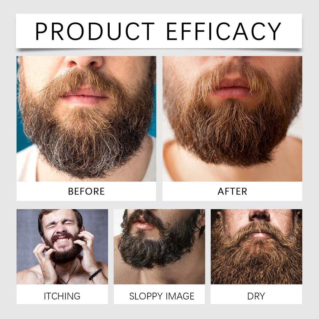 Men's Beard Care Oil Moisturizing, Smooth, Nourishing And Soft Sandalwood Moisturizing Oil,30ML