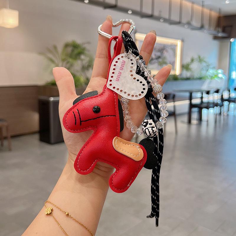 Heart and Horse Mini Backpack Hanging Handbag Pendant Bag Pendant Bags Accessories