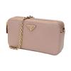 Prada Borsa a tracolla in pelle con chiusura a zip e catena da donna Borsa a tracolla da donna 1BP024-NZV-F0236-V-CO1
