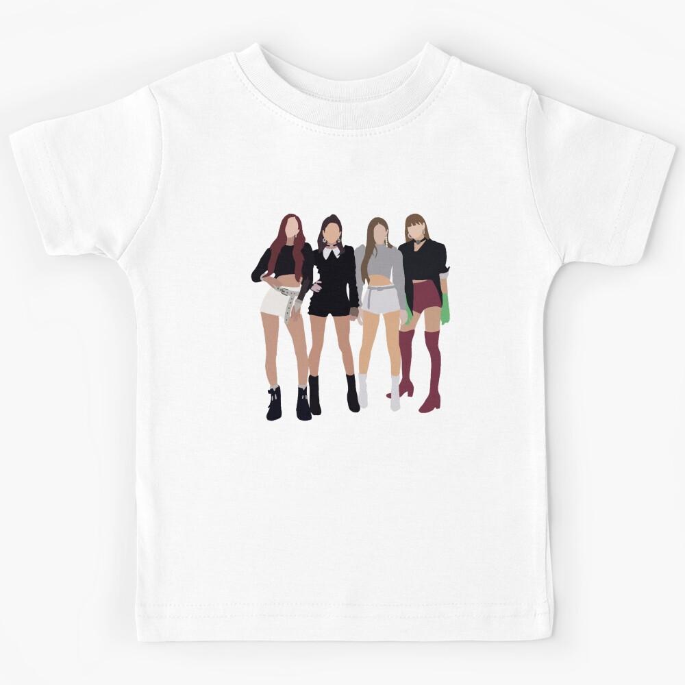 BLACKPINK DDU-DU-DDU-DU Digital Illustration Kids T-Shirt 170