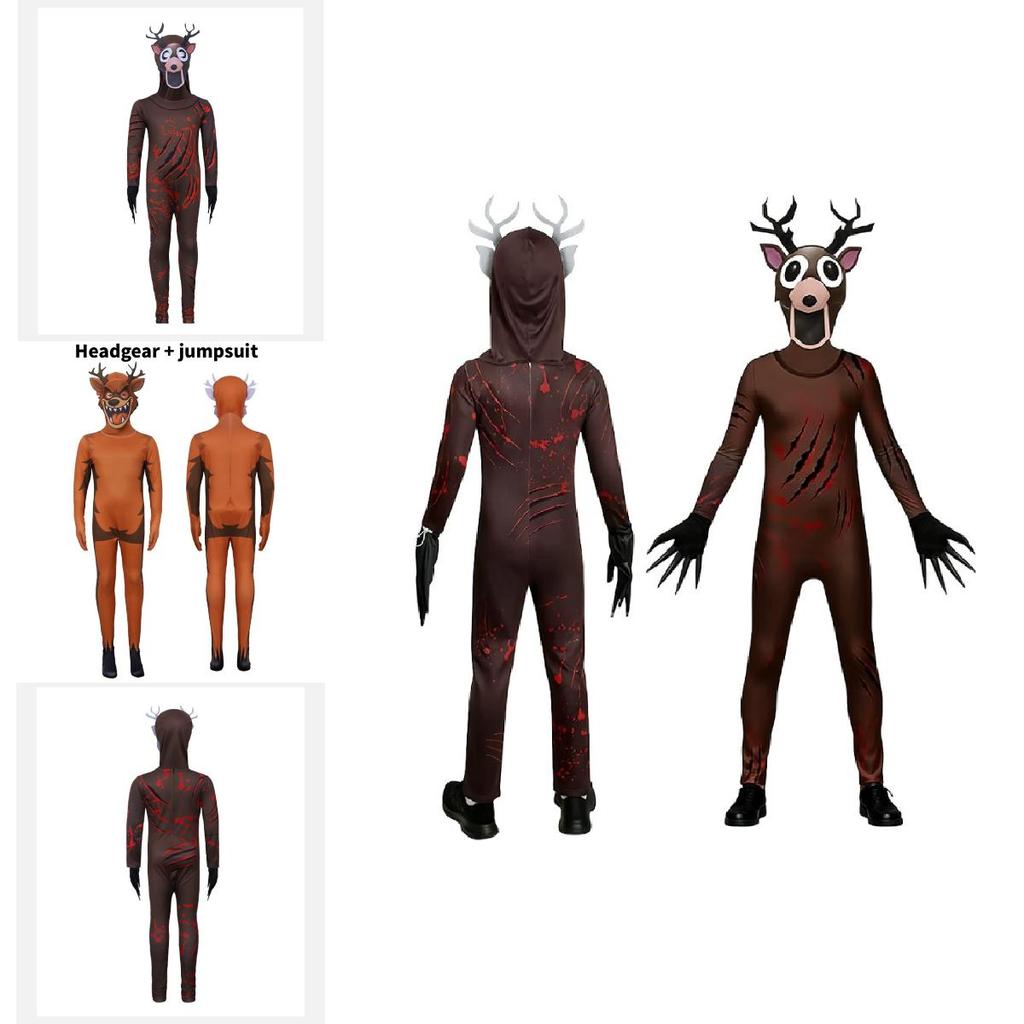 The Deer 99 Nights In The Forest Deer Goat Costume With Soft Polyester Fabric For Halloween And Party Performances