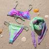 Bikinis Tie Dye Bikini Set Sexy Swimsuit Female Swimming Suit Micro Bikini Thong Women Swimwear Brazilian Biquini