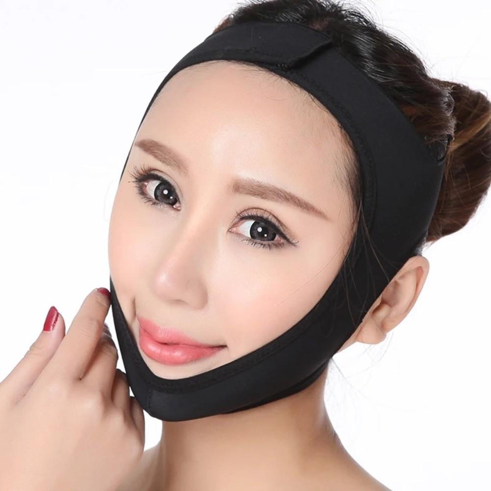 Lifting Function V Line Face Shaper Elastic Chin Cheek Lift Up Belt  Facial Contouring
