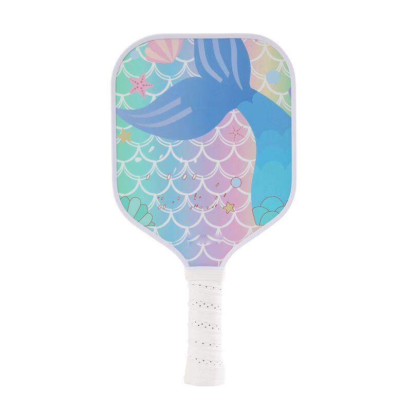 WEZHO Kids Cartoon Fiberglass Sports Racket