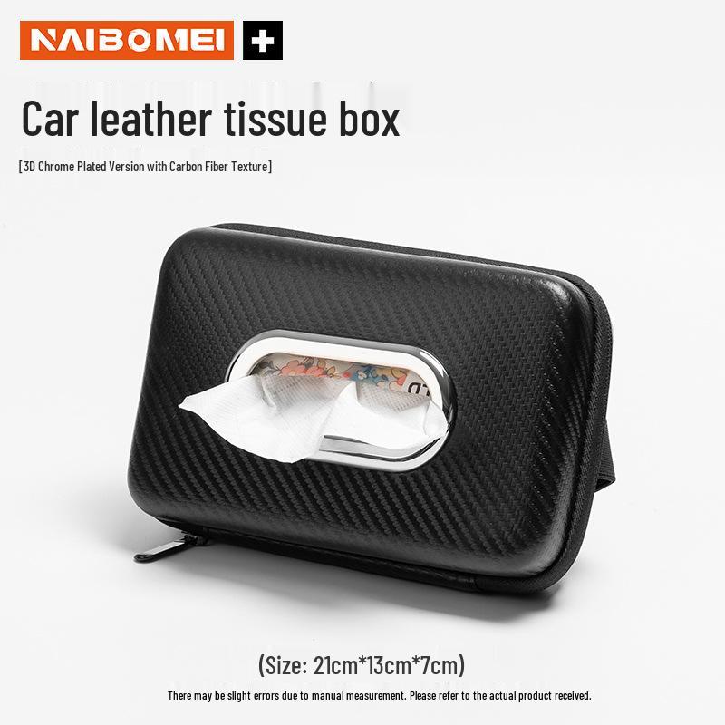 Compatible Tissue Box for Wuling Cars: Hongguang, Rongguang, Kaijie, Xingchen, Xingchi, and Bingo. Easily hangs on armrests.