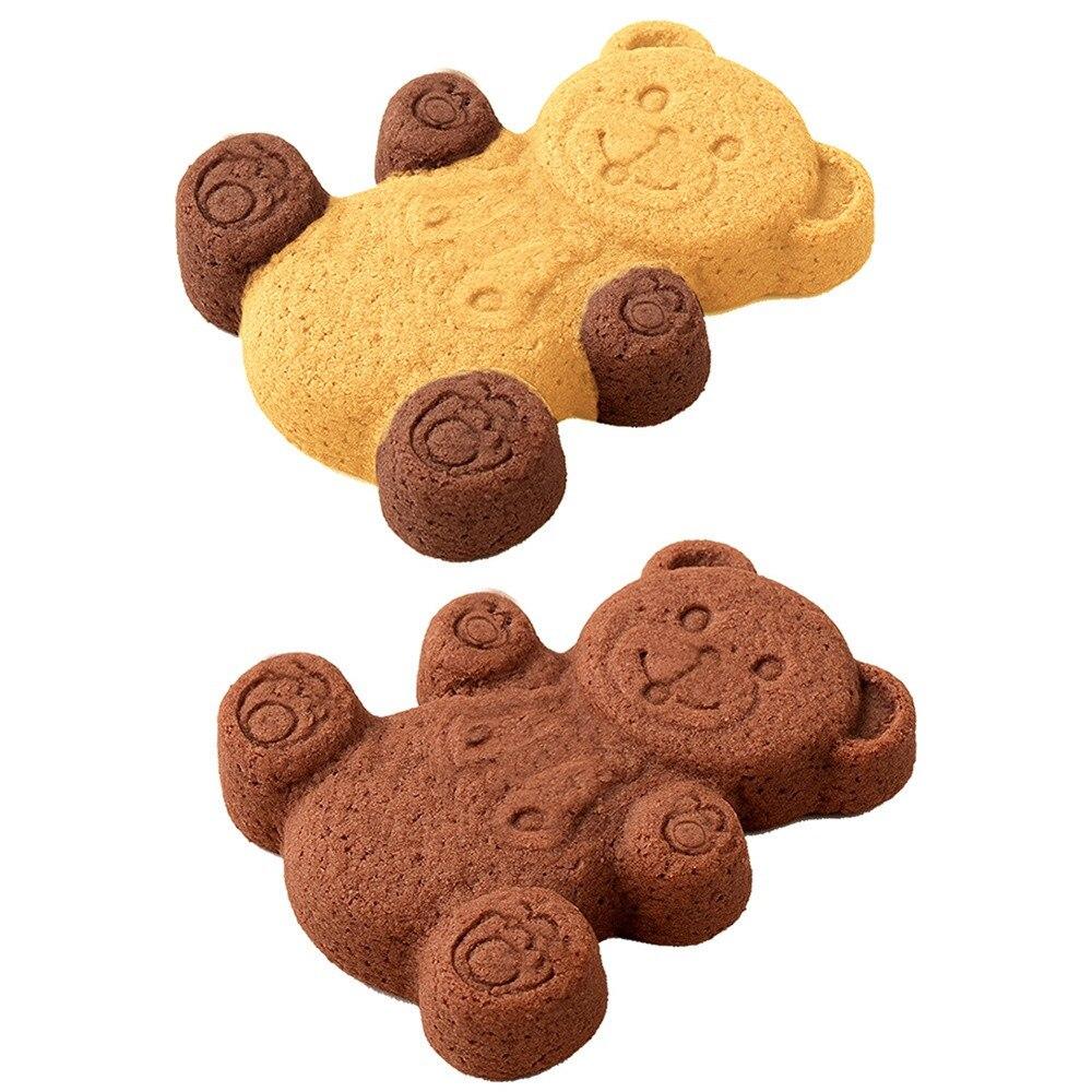 Orion Silikon Bären Kuchenform 6-fach Antihaft Backform 30x17.5x2 cm Keks Brownie Schokoladenform Flexibel Einfache Entnahme Langlebiges Backwerkzeug