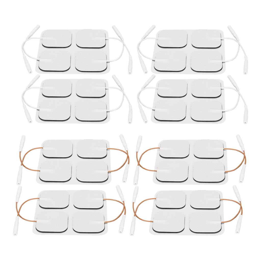 16pcs Electrode Patch Self Adhesive Reusable Replacement  Electrode Pad for TENS Machine 1.6 I