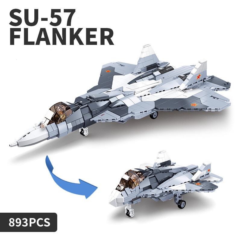 

1040pcs Sluban 0985 Military Series Fighter Assembled Miniature Boy Assembled Construction Brick Toy Children Puzzle Do-It-Yourself Toy Boy Gifts