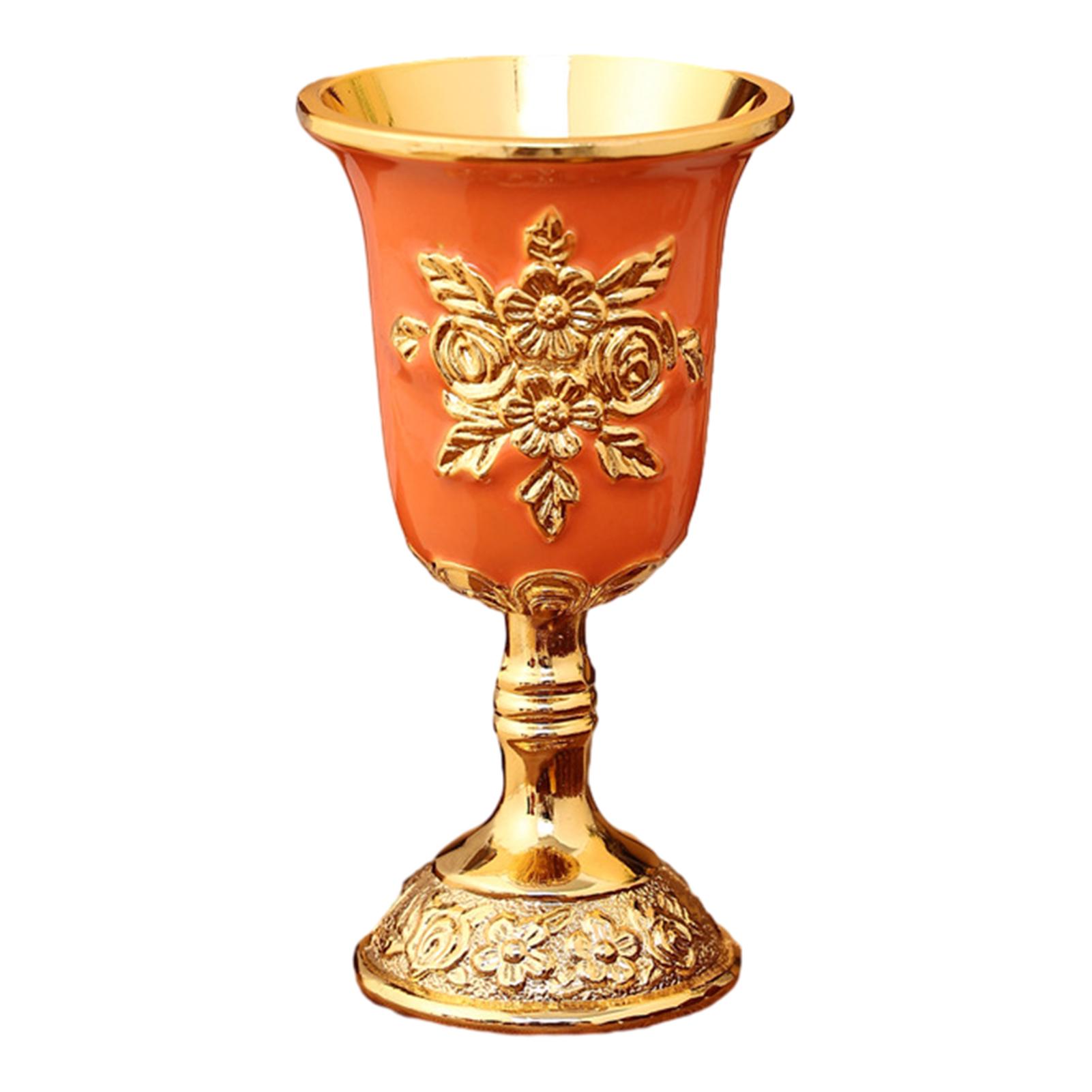 

Rose Flower Wine Cup Fashionable Lightweight Wine Cup For Outdoors оранжевый