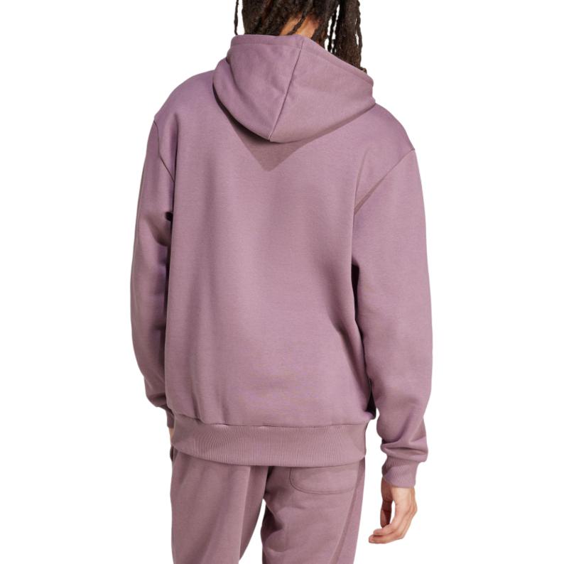 adidas Real Madrid FW24 Comfortable Pullover Casual Hoodie American Vintage Sweatshirt Men Hoodies Dark-Gray Purple Pink IT3766