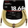 Fender Shield Cable Deluxe Series Instrument Cable, Straight/Straight, 18.6', Tweed 08
