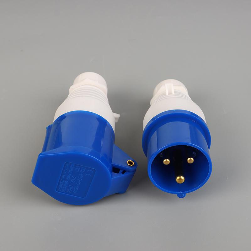 1 szt. Gniazdo przyłączeniowe do kempingu 3-pinowe 240V 16A Wtyczka przyłączeniowa do kampera kampera samochodu Adapter wtyczki głównej Adapter do przyłącza kempingowego