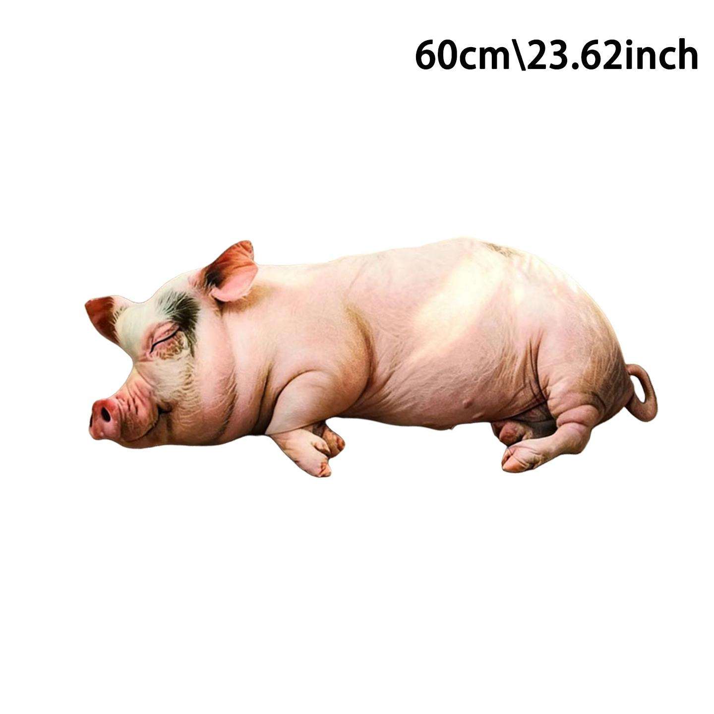 Treasuringu Gesimuleerde Slapende Varkens Pluche Speelgoed Kussen Cartoon Varkens Dieren Gevuld Poppen Kussens Bank Auto Huisdieren Zacht Speelgoed Cadeaus