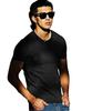 Premium Short from 2 Crew High Cut and Summer Black [SAMDIFF] T-shirt, Sleeve, Men's [choose Types, Neck, V-neck] Stretch, Plain, Quality, Elastic,