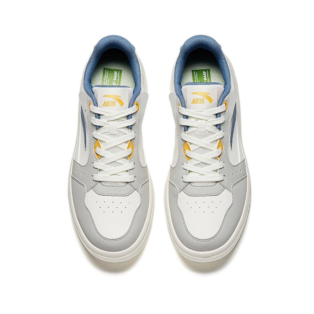 Anta Light Breeze 2 Lifestyle Series Spring 2026 Sneakers Men Sneakers White Gray Blue 912618018-4