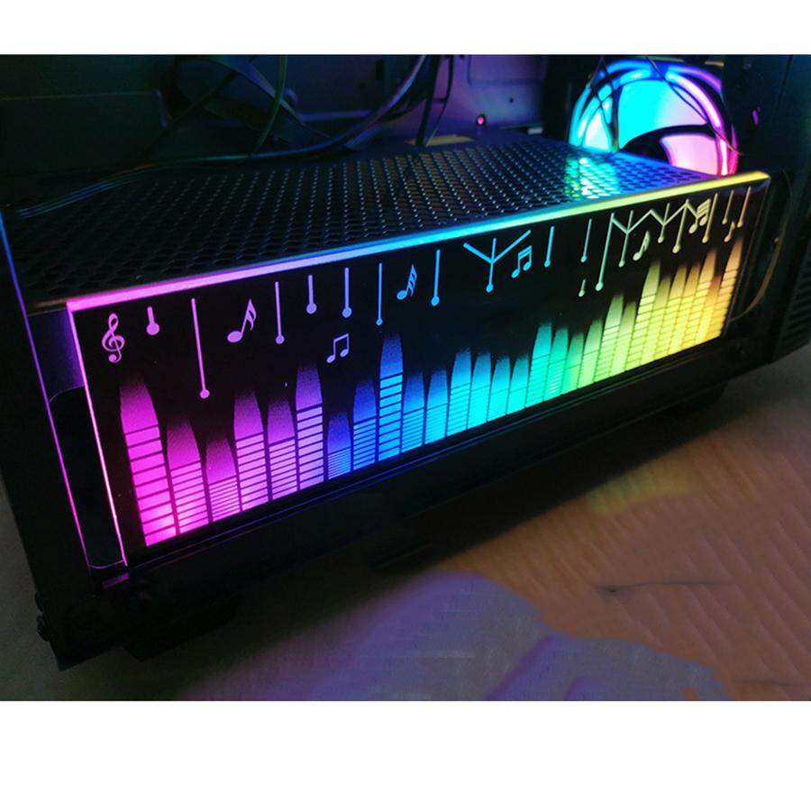 1x RGB Backplate For Graphics Card GPU & Gaming PC Case ARGB LED Light 4PIN/3PIN