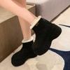 Flats Fur Platform Suede Ankle Boots Women Brand Snow Plush Warm Cotton Shoes Fad High Heels 2025 Trend Cozy Winter Botas Mujer