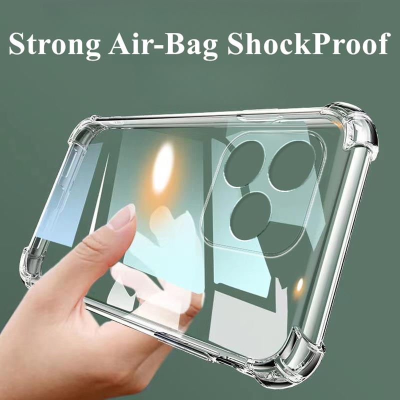 EUCAGR For Honor 600 Lite Shockproof Back Cover Transparent Silicone Case For Honor 600 Lite 5G Case Honor 600Lite Coque Fundas