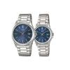 Unisex Pair Table Series Blue Watch MTP-1183A-2A<P-1183A-2A