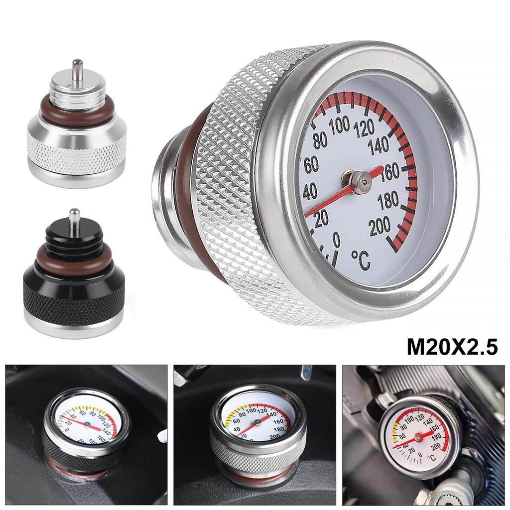 M20x1.5 Motorcycle Temperature Clock Oil Gauge Temperature Gauge Engine Accessories For Haojue TR300 / Harley-davidson X350
