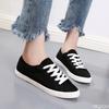 White canvas shoes summer casual flat shoes versatile artistic simple comfortable daily walking is not tiring women's shoes