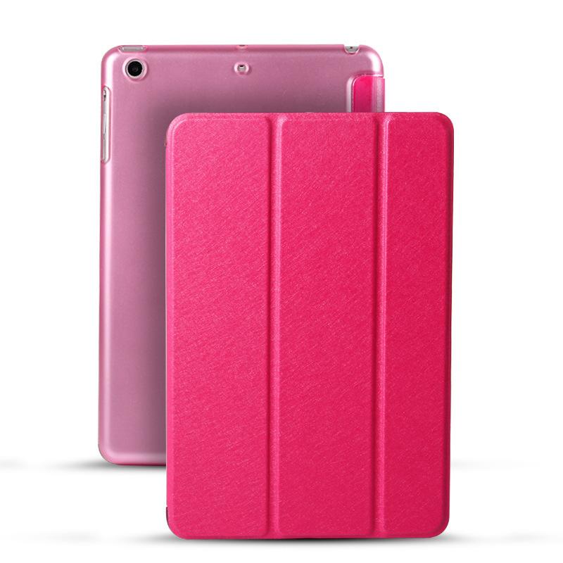 Silk pattern three-fold anti-drop iPad protective case painted pattern tablet protective leather case custom logo