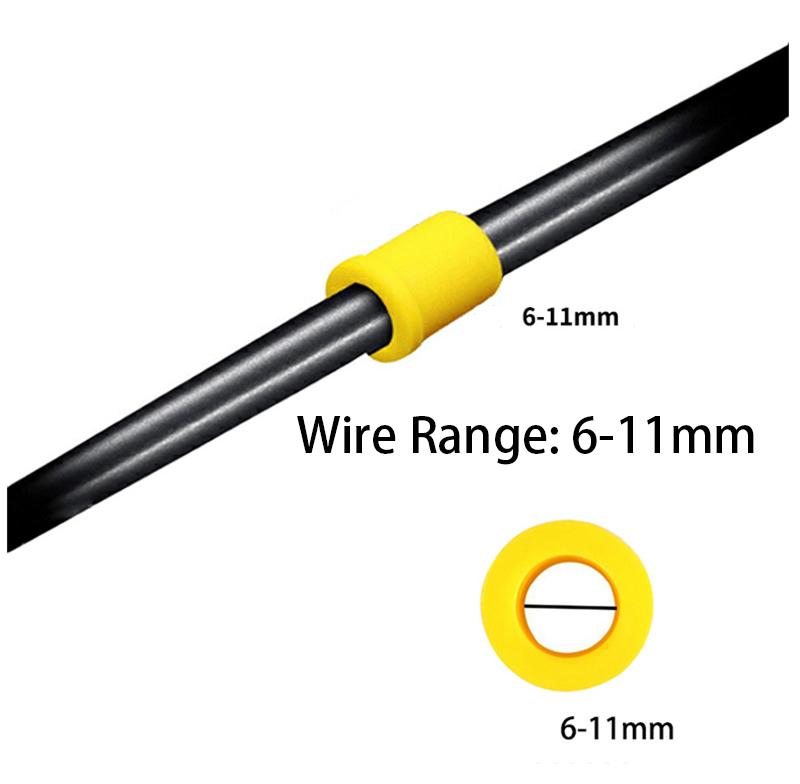 IP68 Waterproof Junction Box Outdoor External Sleeve Coupler M20 Cable Connector Ø4-11mm Wire Range AC450V 24A 2Way 4Pin