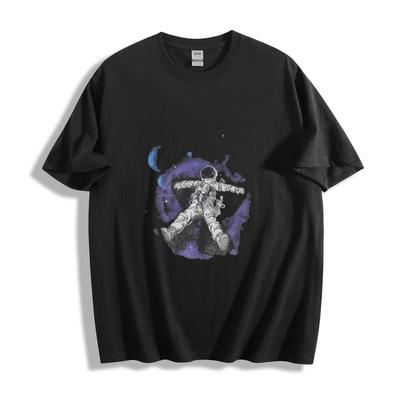 Floating Astronaut Space T-Shirt - Ethereal Cosmic Unisex Tee