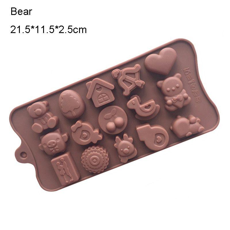 Versatile Christmas Silicone Cake Chocolate Moulds Perfect For Festive Diy Baking Projects