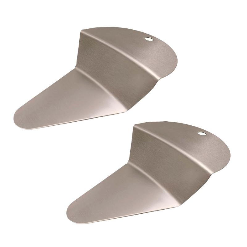 Pack of 2 Durable Nonrust Steel Serving Spatulas Ideal for Pizza Cake Pie Handling Offering Hanging Hole Storage 1