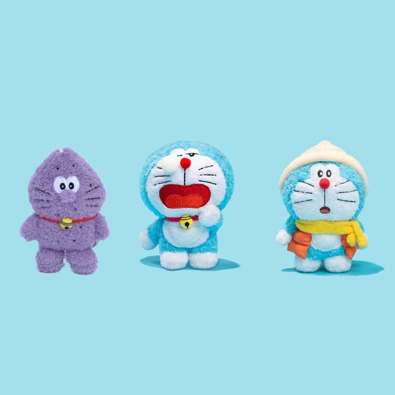 Cute Doraemon Plush Keychain Pendant With Pp Cotton Filling Gift Doll Decoration