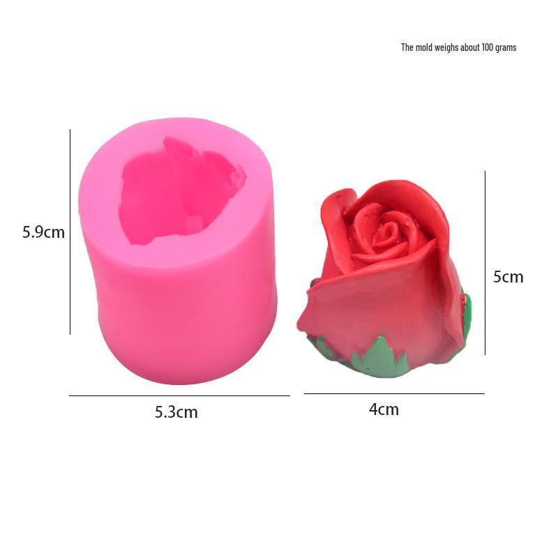 Chou Kai Rose Silicone Mold for DIY Flower Cakes, Fondant, and Chocolate Baking Tools.