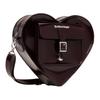 Ny Dr.Martens Lær Hjerteformet Veske, Ryggsekk, Skulderveske, Skulderveske Dame Burgund AD015601